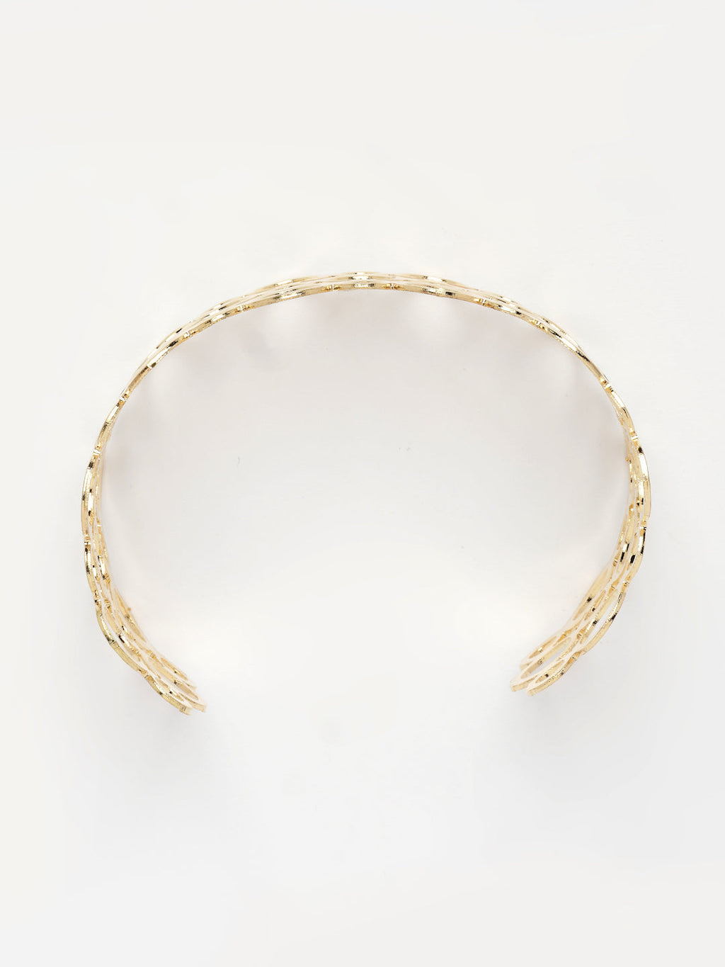 NVR Women's Gold-Polished Cuff Bracelet