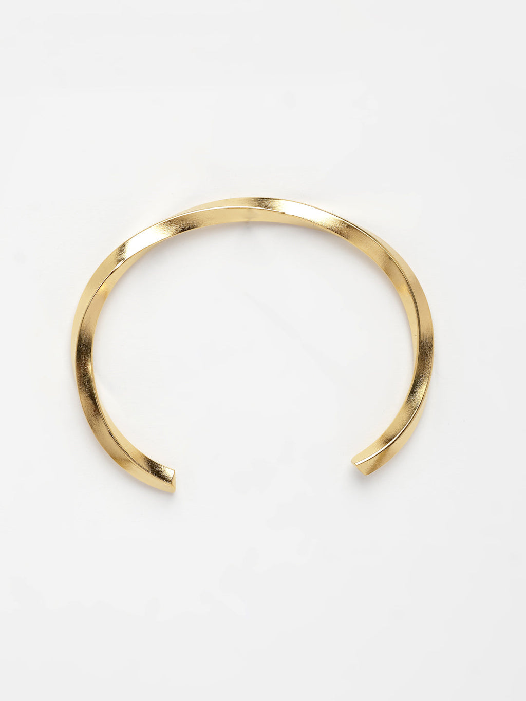 NVR Men's Gold-Polished Stainless Steel Cuff Bracelet