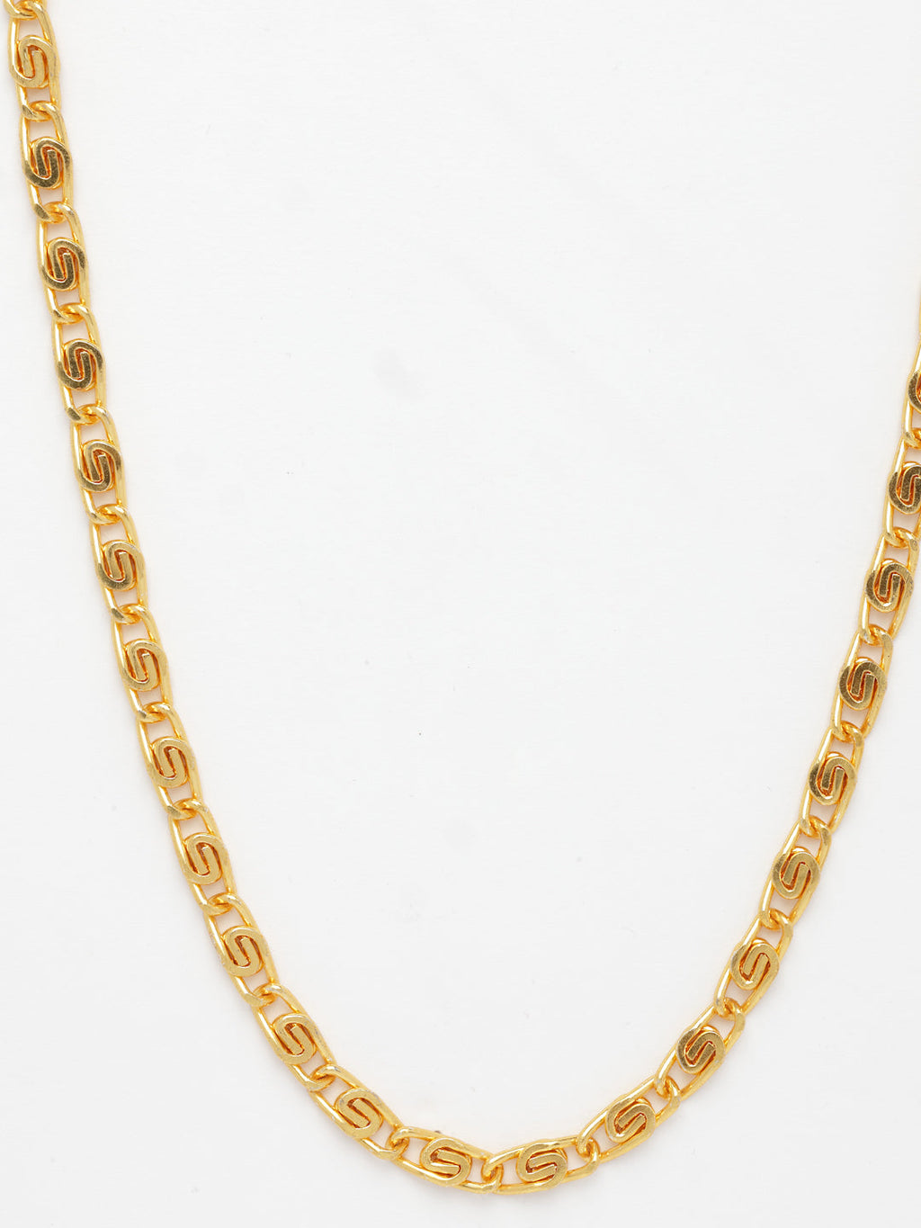 NVR Men's Gold-Polished Minimal Chain