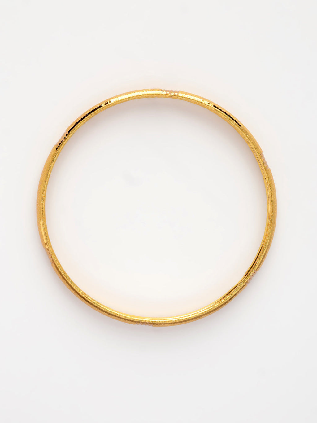 NVR Women's Set of 4 Gold-Polished Traditional Bangles
