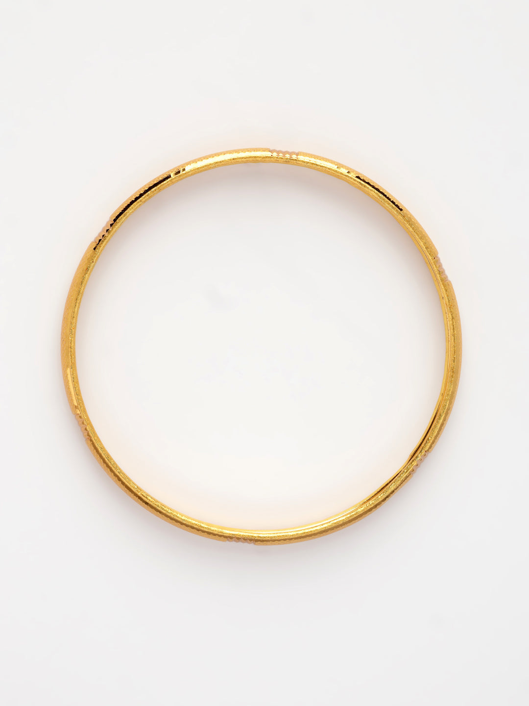 NVR Women's Set of 4 Gold-Polished Traditional Bangles