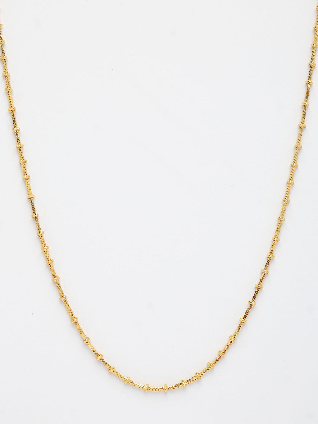 NVR Women's Gold-Polished Minimal Chain