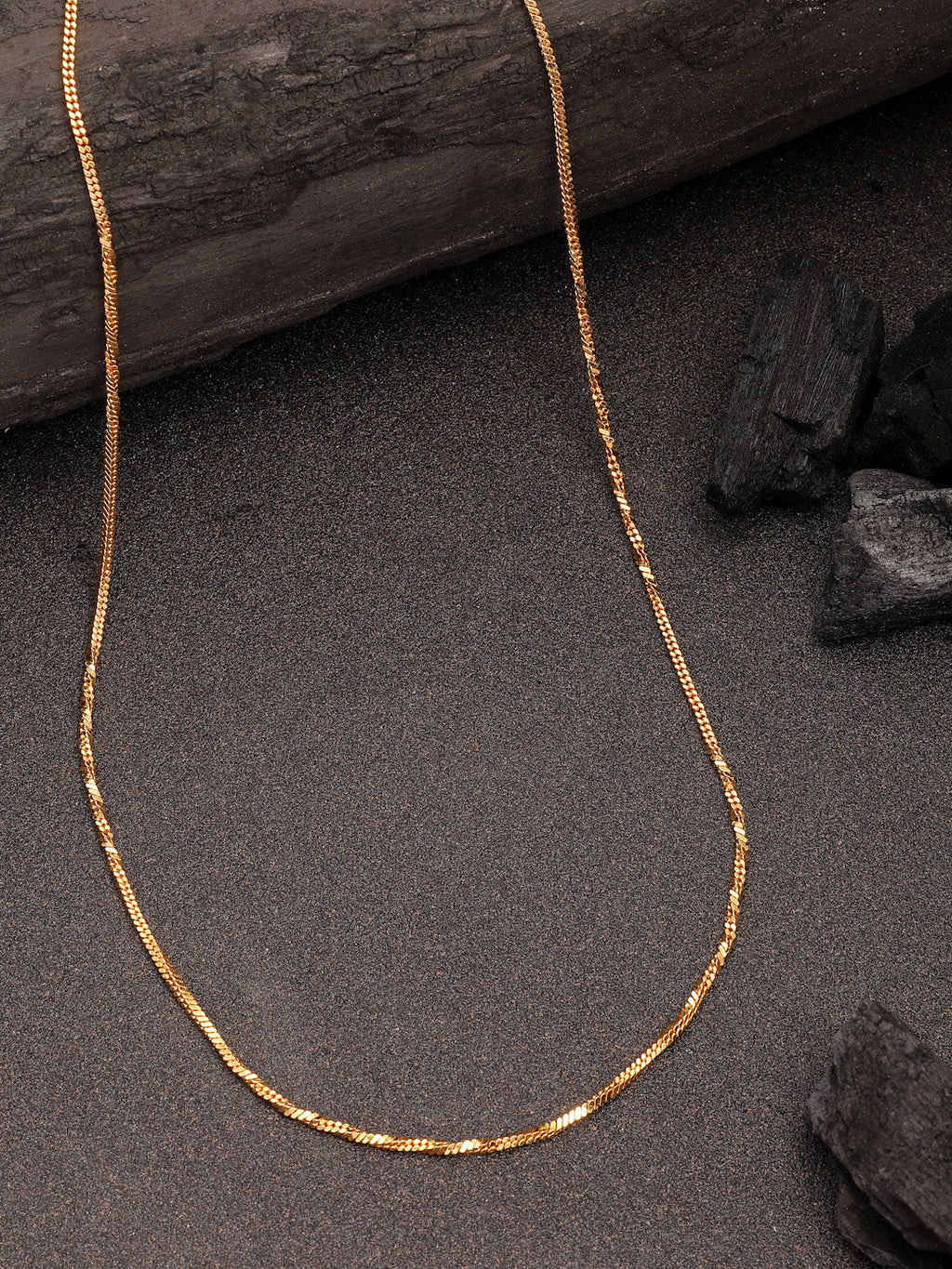 NVR Women's Gold-Polished Minimal Chain