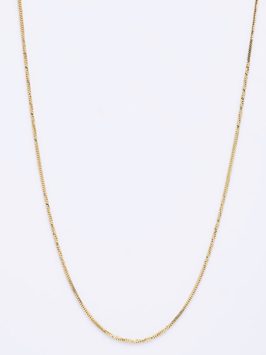NVR Women's Gold-Polished Minimal Chain