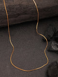 NVR Women's Gold-Polished Minimal Chain