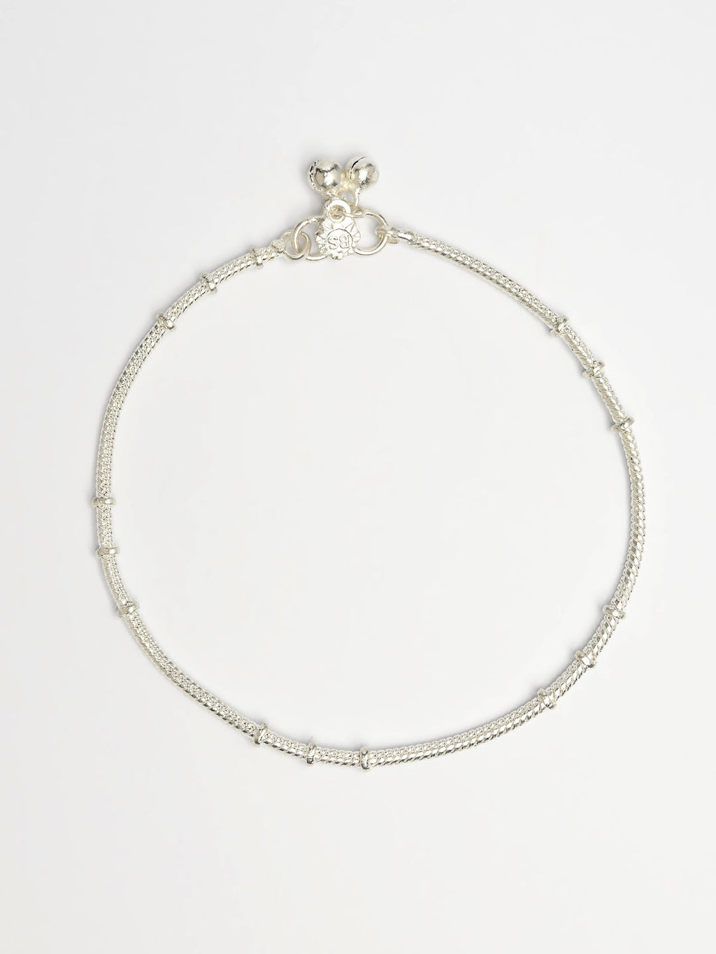 NVR Women's Set of 2 Silver-Plated Anklets