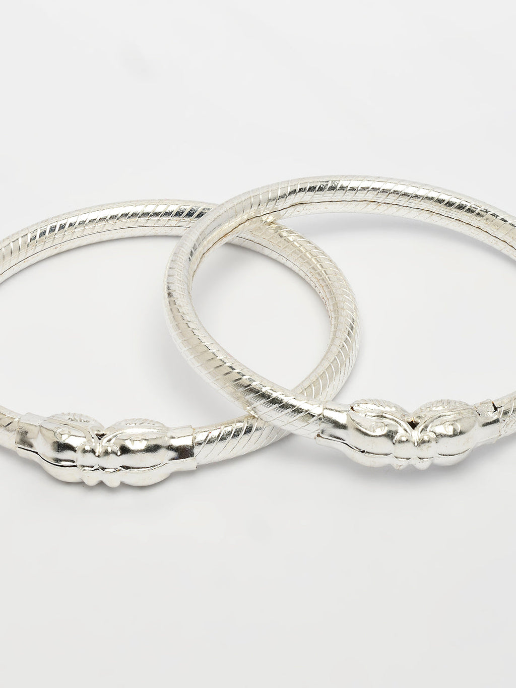 NVR Kids Set of 2 Silver- Toned Nazariya Kada Bracelet
