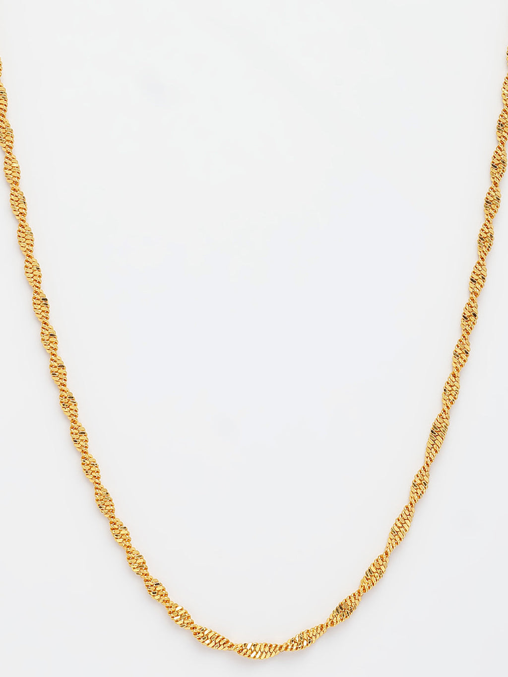 NVR Women's Set of 3 Gold-Polished Minimal Chain