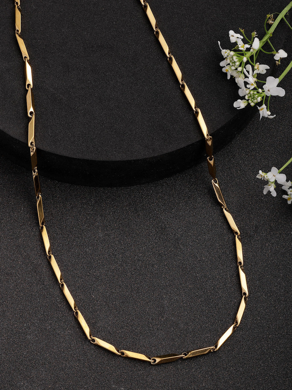 NVR Men Set of 3 Stainless Steel Stylish Chain