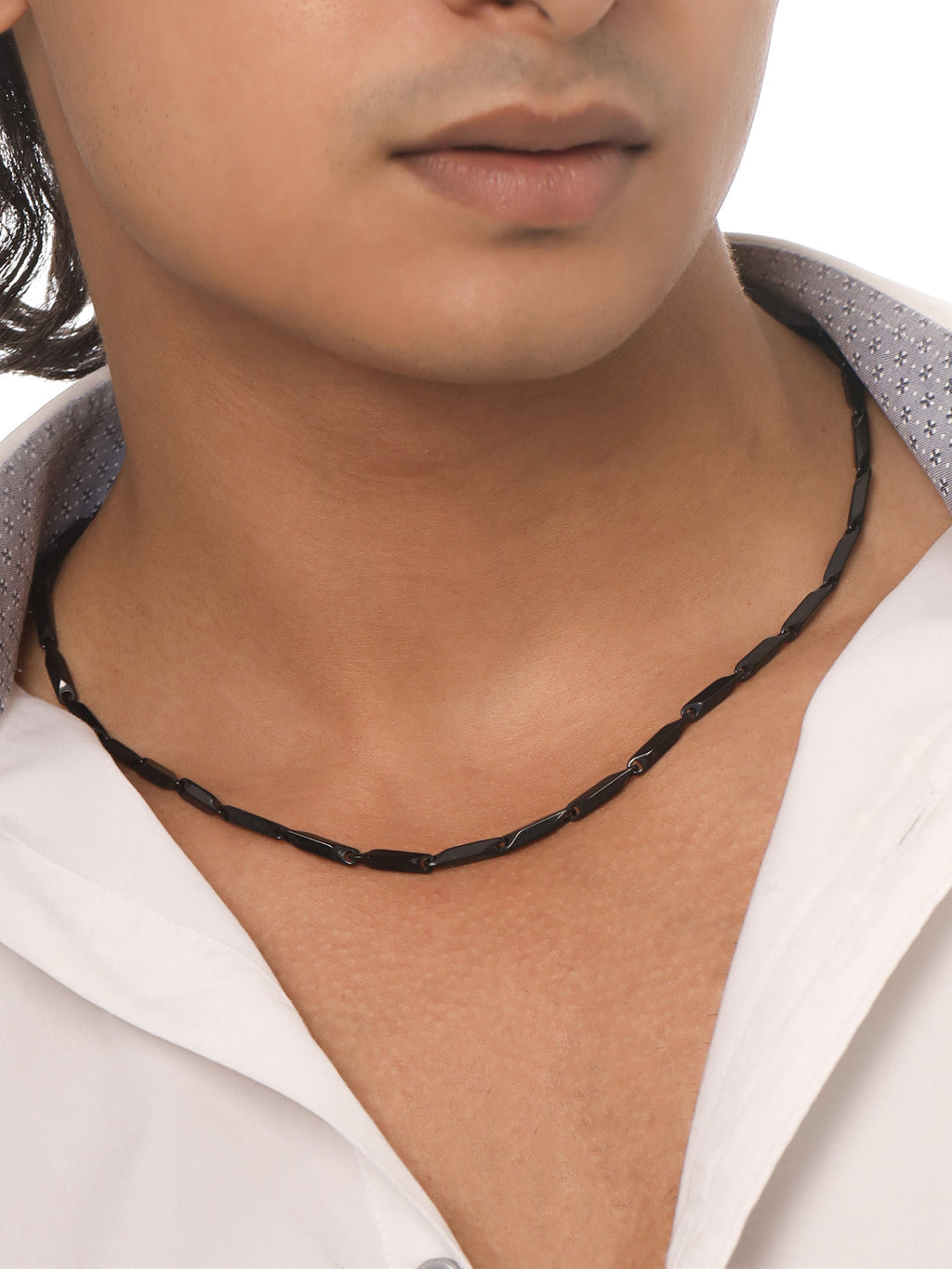 NVR Men Set of 3 Stainless Steel Stylish Chain
