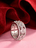 Joban Fashion Silver Brass Adjustable Ring