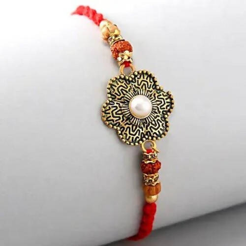 Meenakari Rakhi & Assorted Dry Fruits Jars