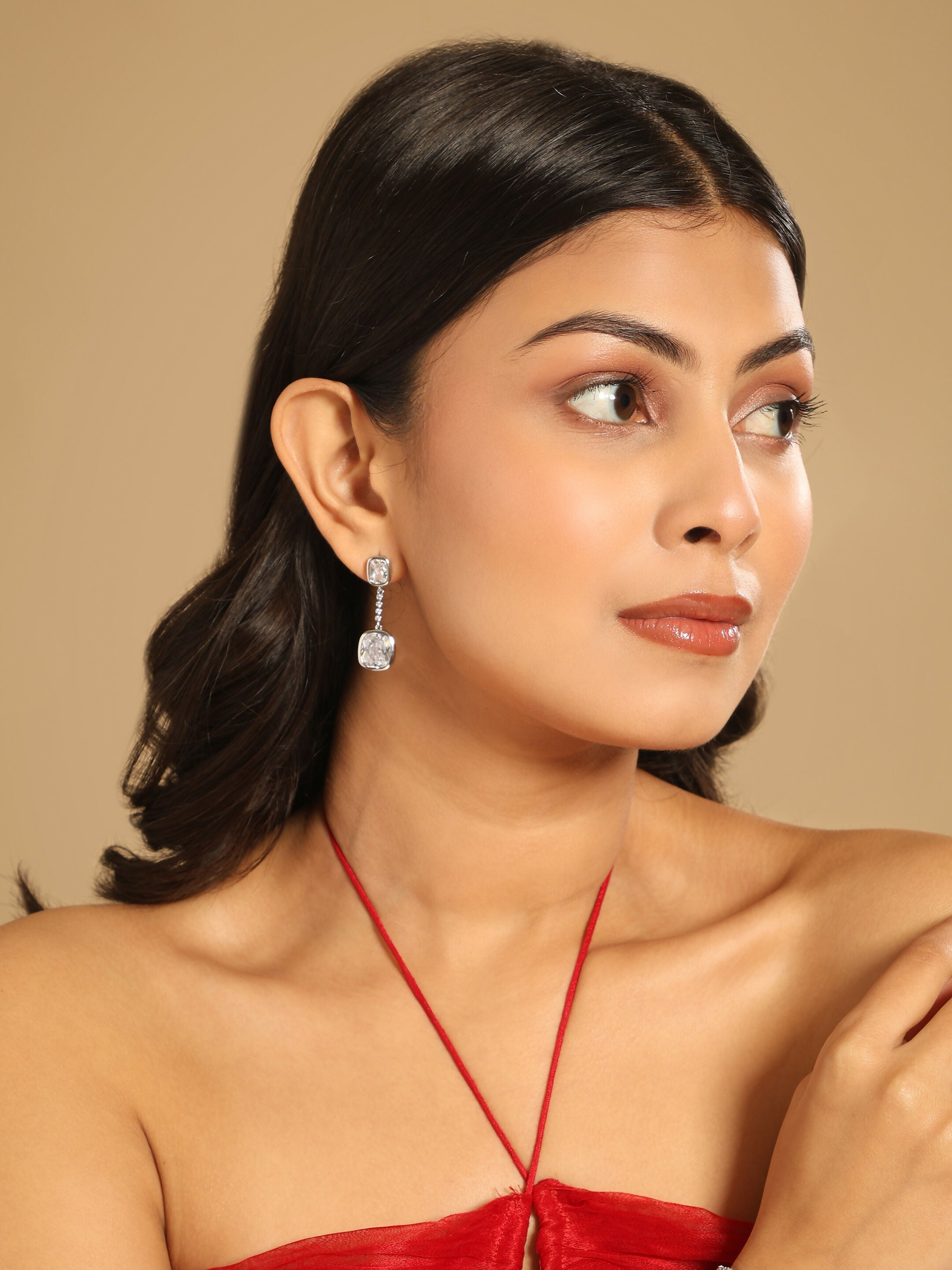 Nuyug Diamond Luxe Cascades Anti Tarnish Earrings