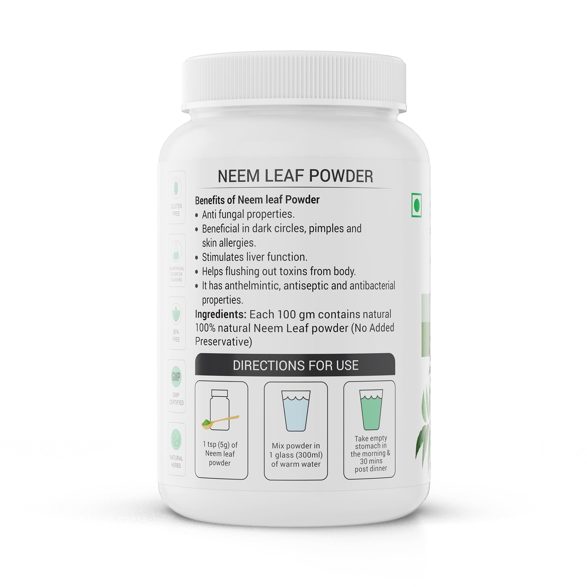 Krishna'S Herbal & Ayurveda Neem Leaf Powder