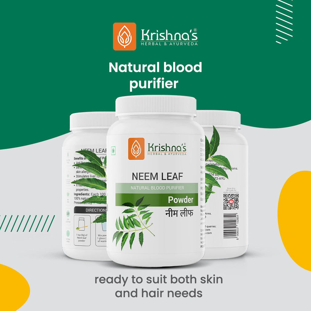 Krishna'S Herbal & Ayurveda Neem Leaf Powder