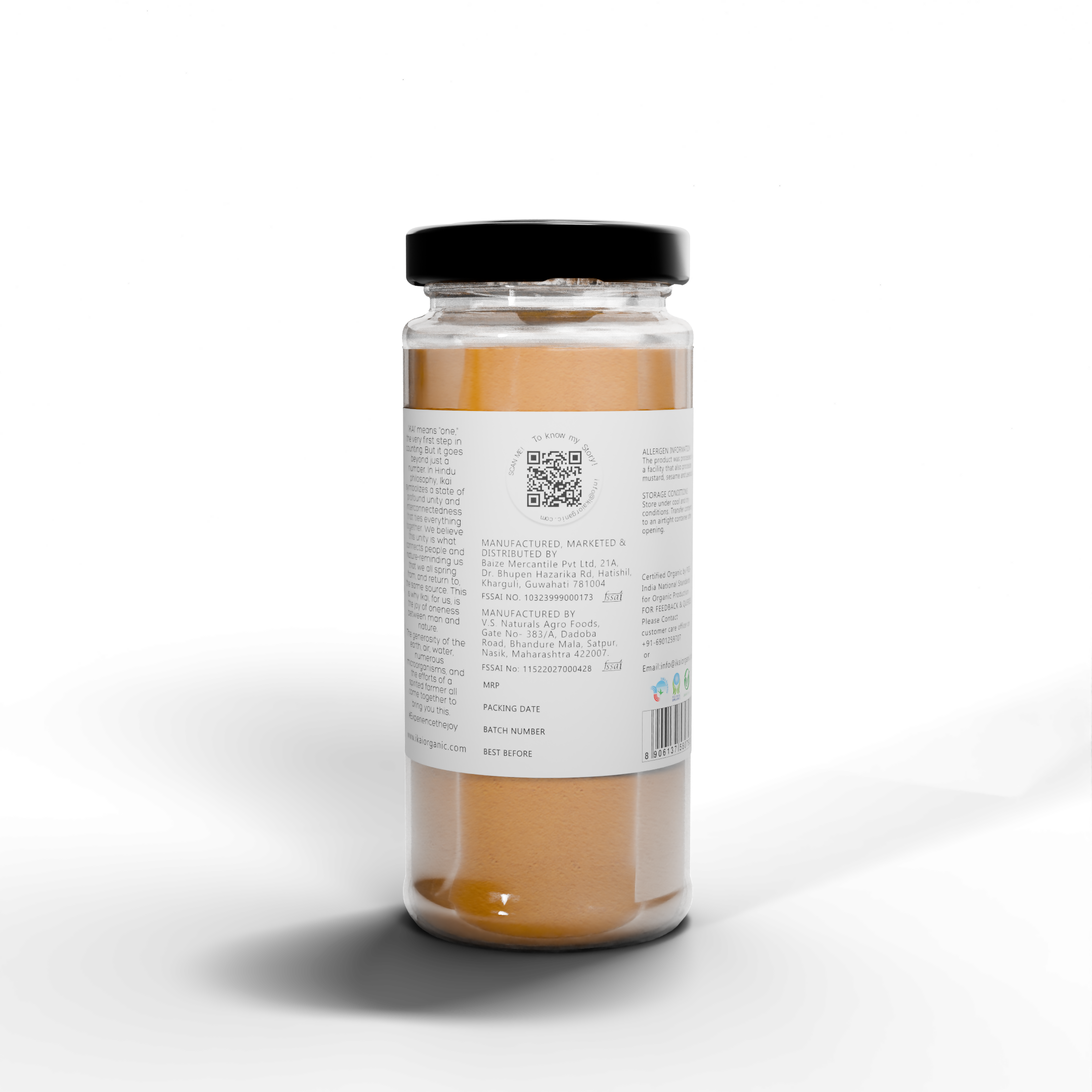 IKAI Natural Lakadong Turmeric Latte (Haldi Doodh)