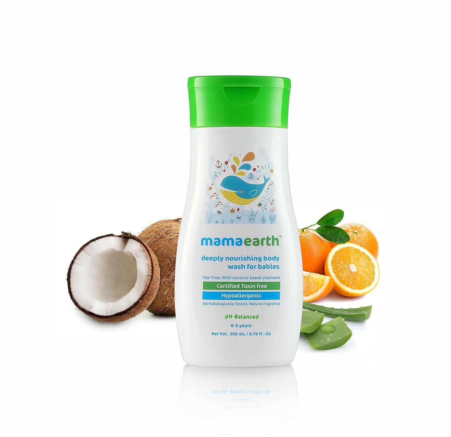 Mamaearth Daily Moisturizing Lotion & Dusting Powder & Deeply Nourishing wash for Babies