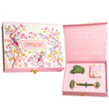 Natural Vibes Glow Getter Gift Set with Jade Face Roller, Jade Gua Sha & Nirvana Flower Oil