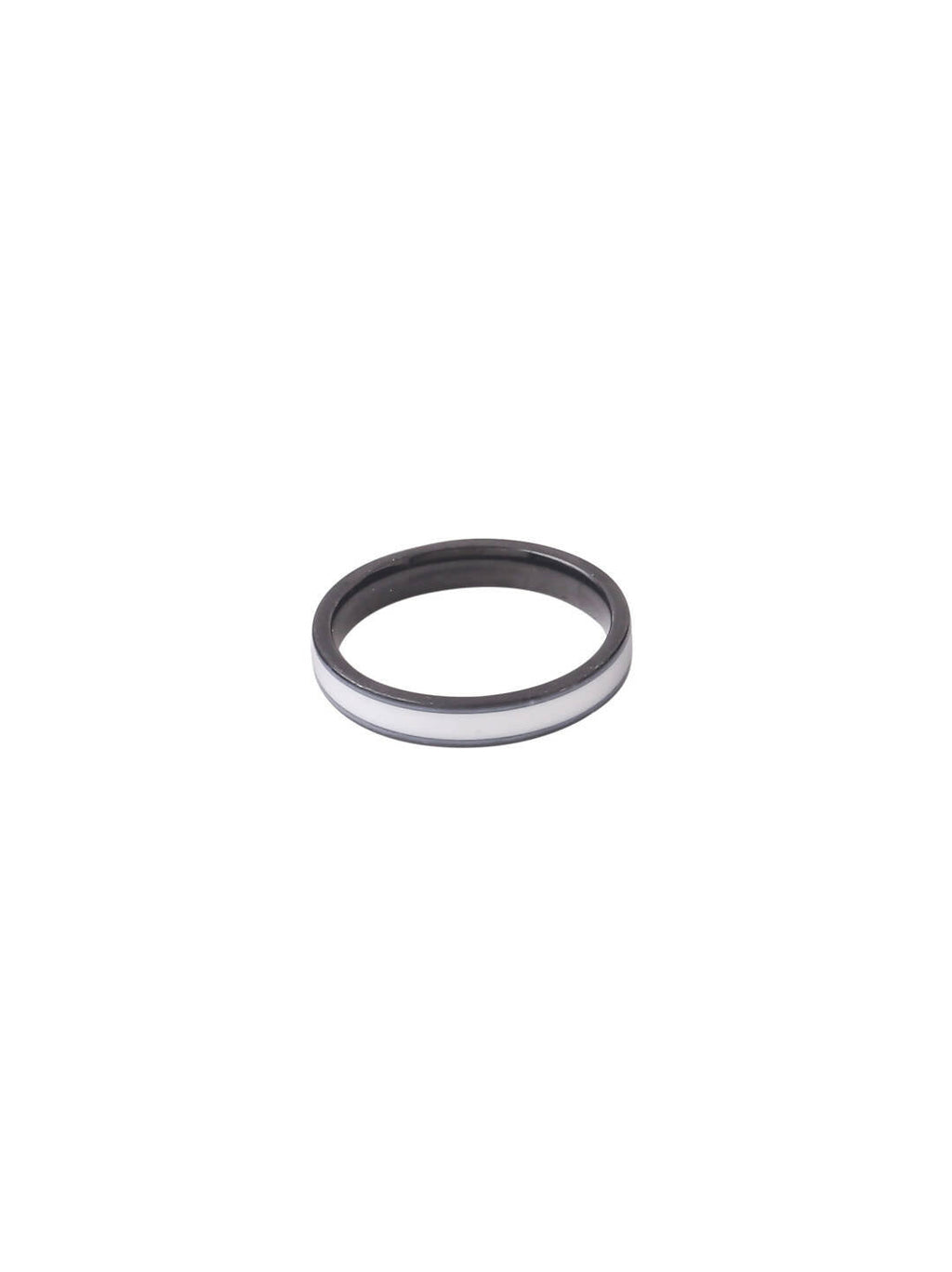 NVR Men's Silver Metal Ring