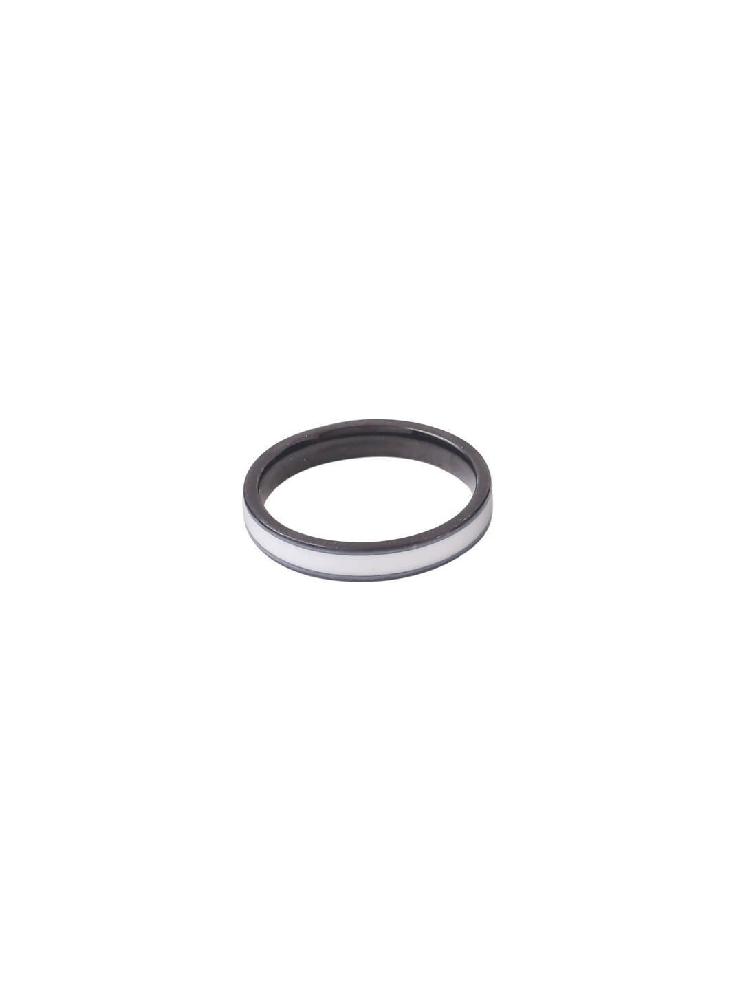 NVR Men's Silver Metal Ring