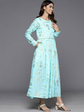 Ahalyaa Women's Traditional wear Dress - Blue
