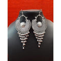 MS Fashion India Half Moon Style Chandbali Earrings With Small Bells