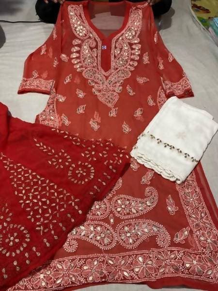 Arfa Fashion House New Collection Of Chikankari Gota Patti Lovers
