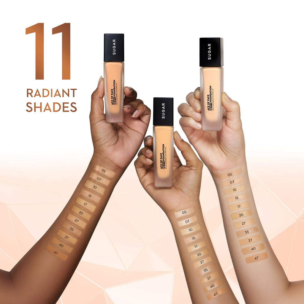 Sugar Ace Of Face Dewy Foundation - 07 Vanilla Latte