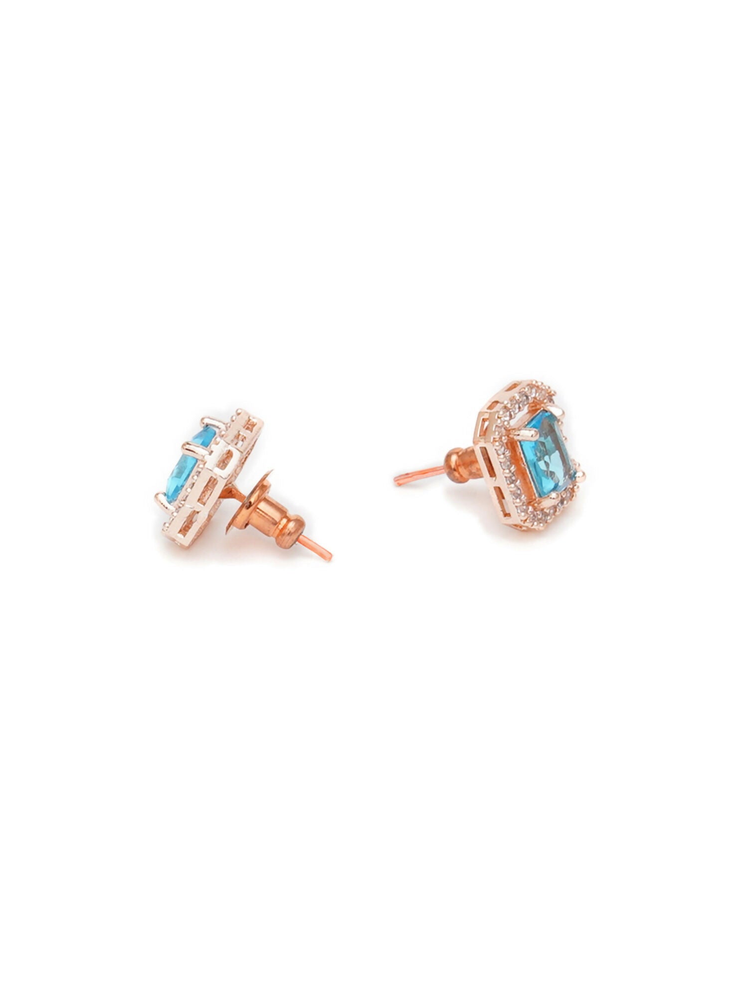 stone stud (sky blue) - Ruby Raang