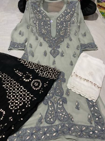 Arfa Fashion House New Collection Of Chikankari Gota Patti Lovers