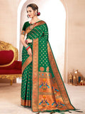 Shree Shyam Fashion Paithani Silk Green Saree