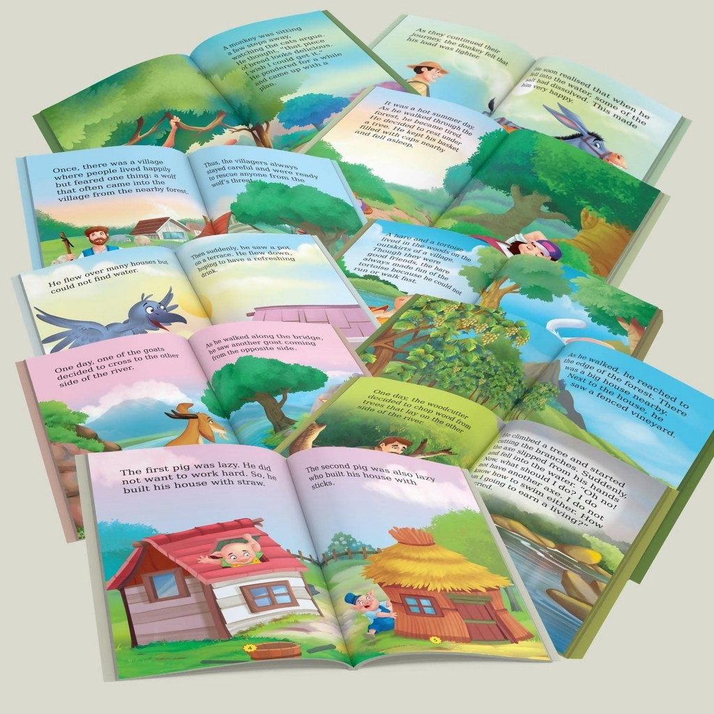 Maple Press Moral Story Books for Kids (Illustrated) - English Short Stories with Colourful Pictures