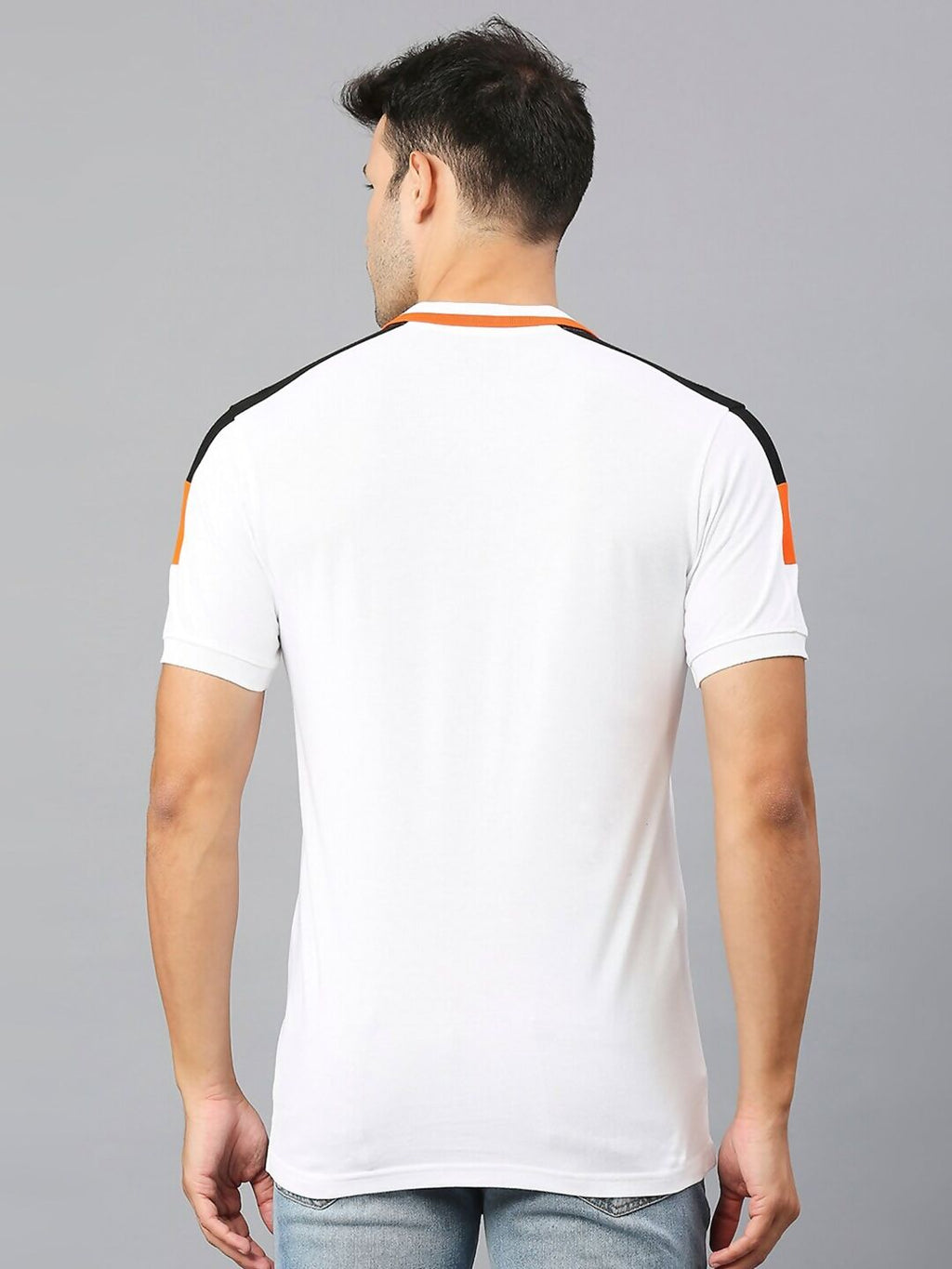 Fancode Sunrisers Hyderabad IPL Printed Polo Collar Cotton Sports T-shirt