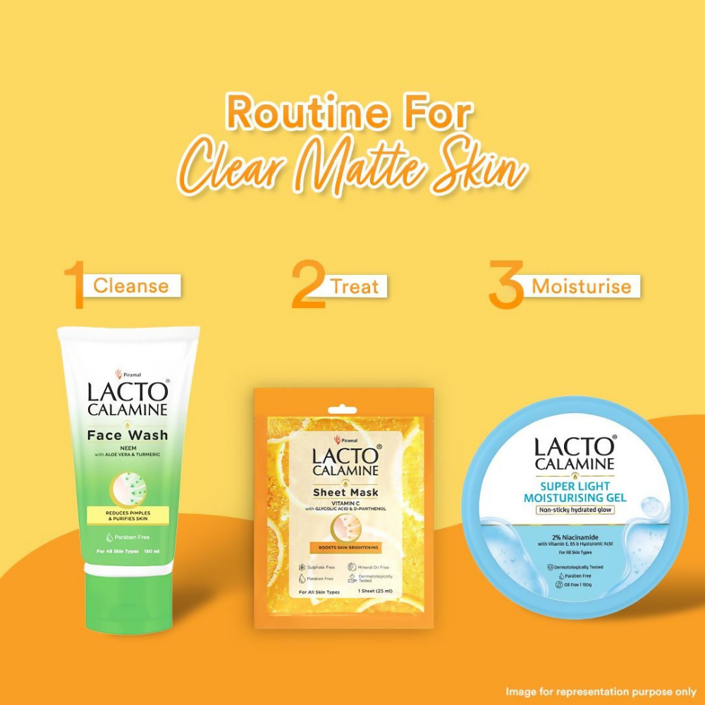 Lacto Calamine Vitamin C Face Sheet Mask