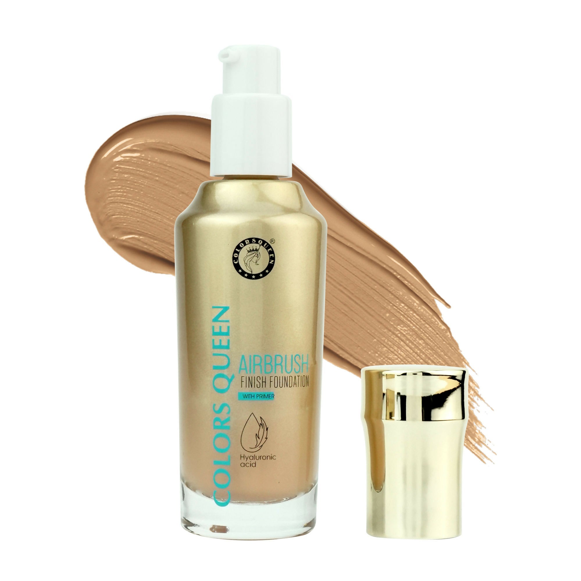 Colors Queen Airbrush Foundation With Primer - Classic Ivory