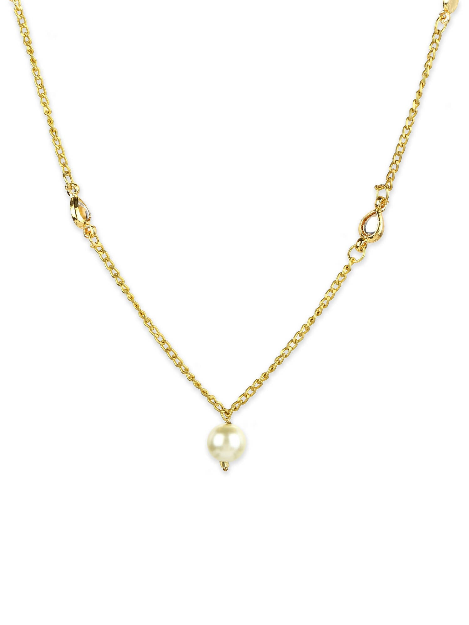 Women's Gold-Polished Chain - Ruby Raang
