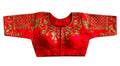 Vamika Beautiful Red Banglori Silk Embroidery Blouse