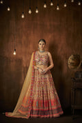 Wedding Designer Multi Georgette Lehenga Choli - Anbazaar