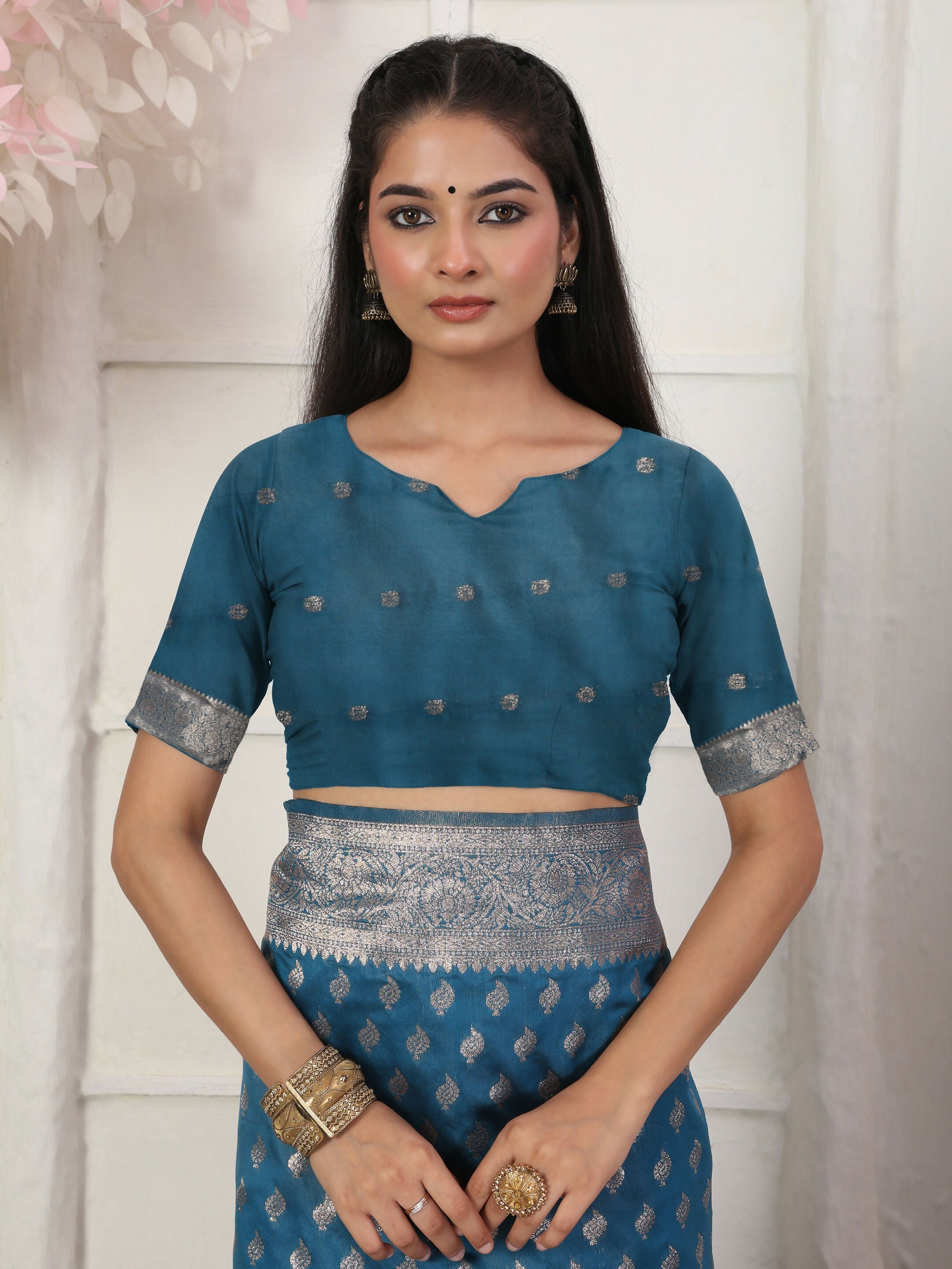 Shree Shyam Fashion Lichi Silk Light Pink Saree