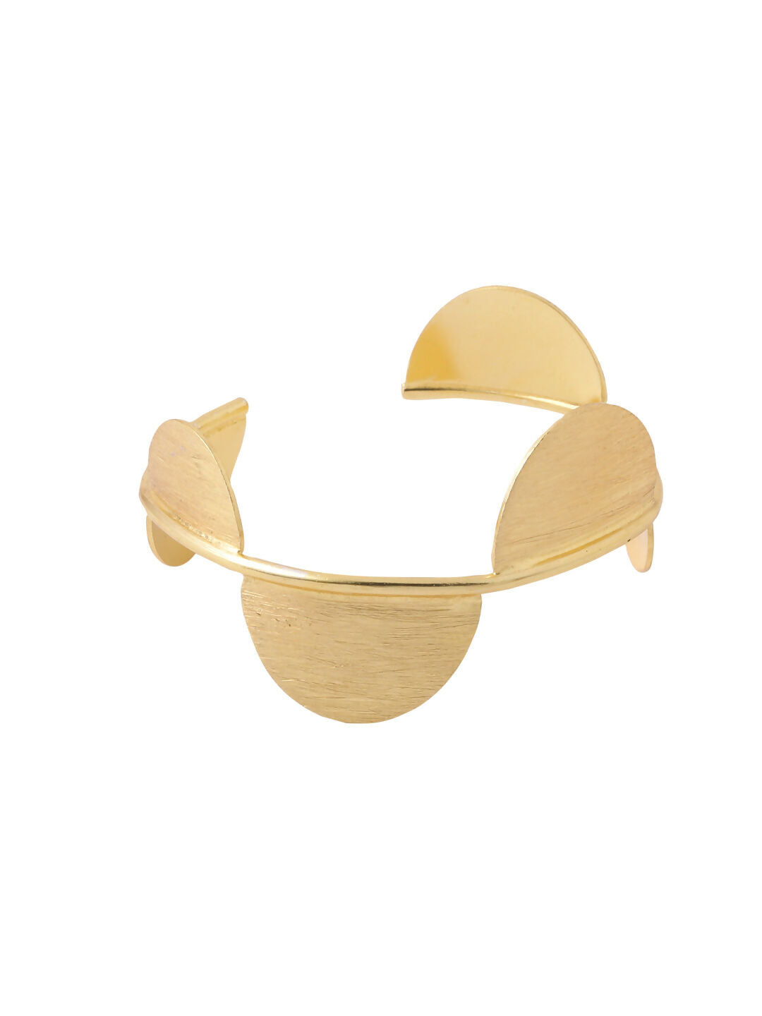 NVR Women Gold-Polished Adjustable Kada Bracelet