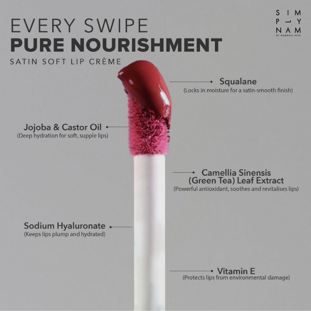 Simply Nam Satin Soft Lip Creme - Pernia Perfect Nude