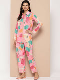 Ahalyaa Women's Traditional Wear Co-ods - Pink