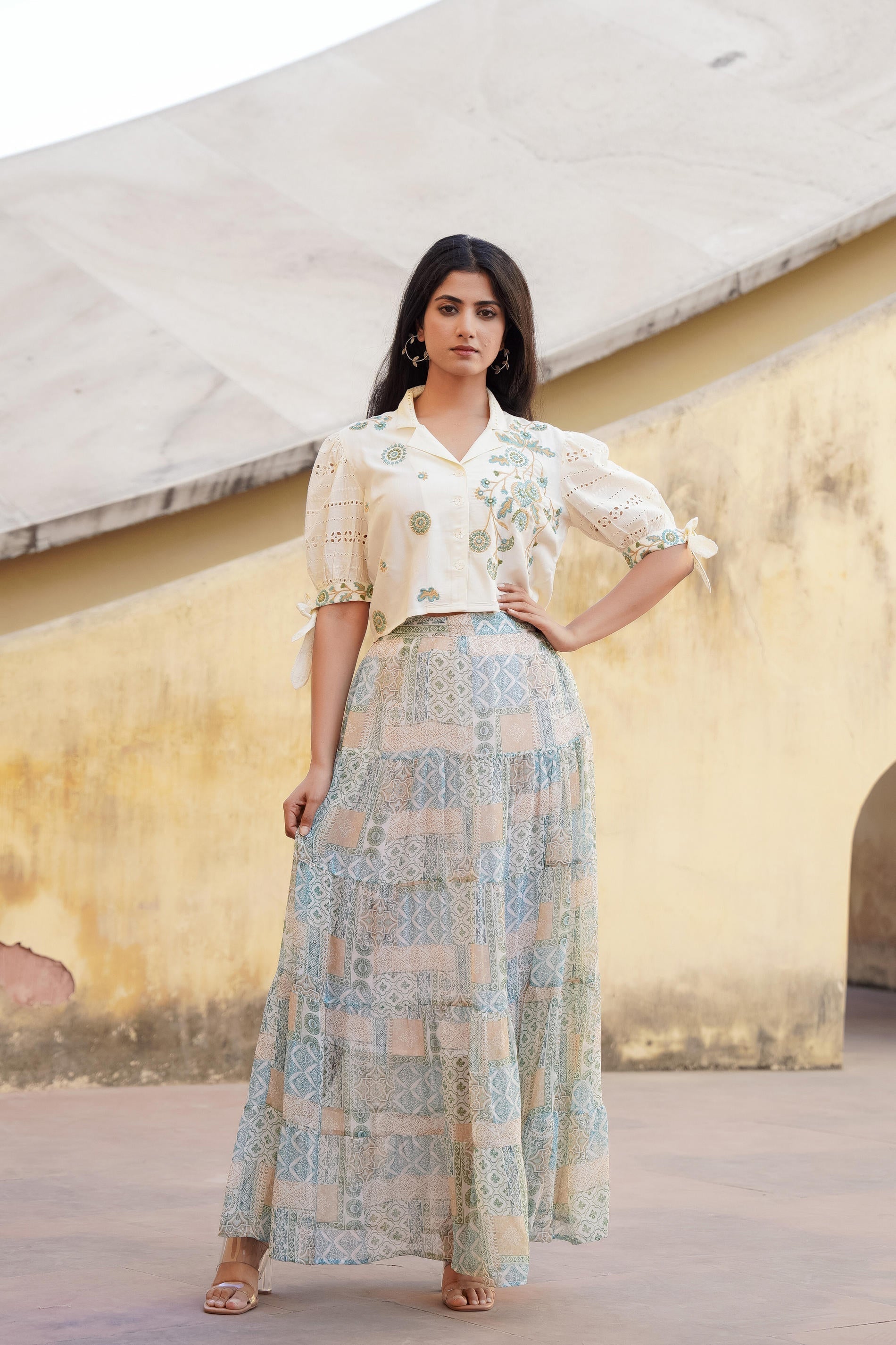 Juniper Pastel Green Whisper Co-Ord Set
