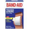 Band-Aid Brand Extra Large Tough StripsAll One Size Adhesive Bandages 10 Ct Box