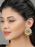 Joban Fashion Women Handcrafted Matte Gold Earrings