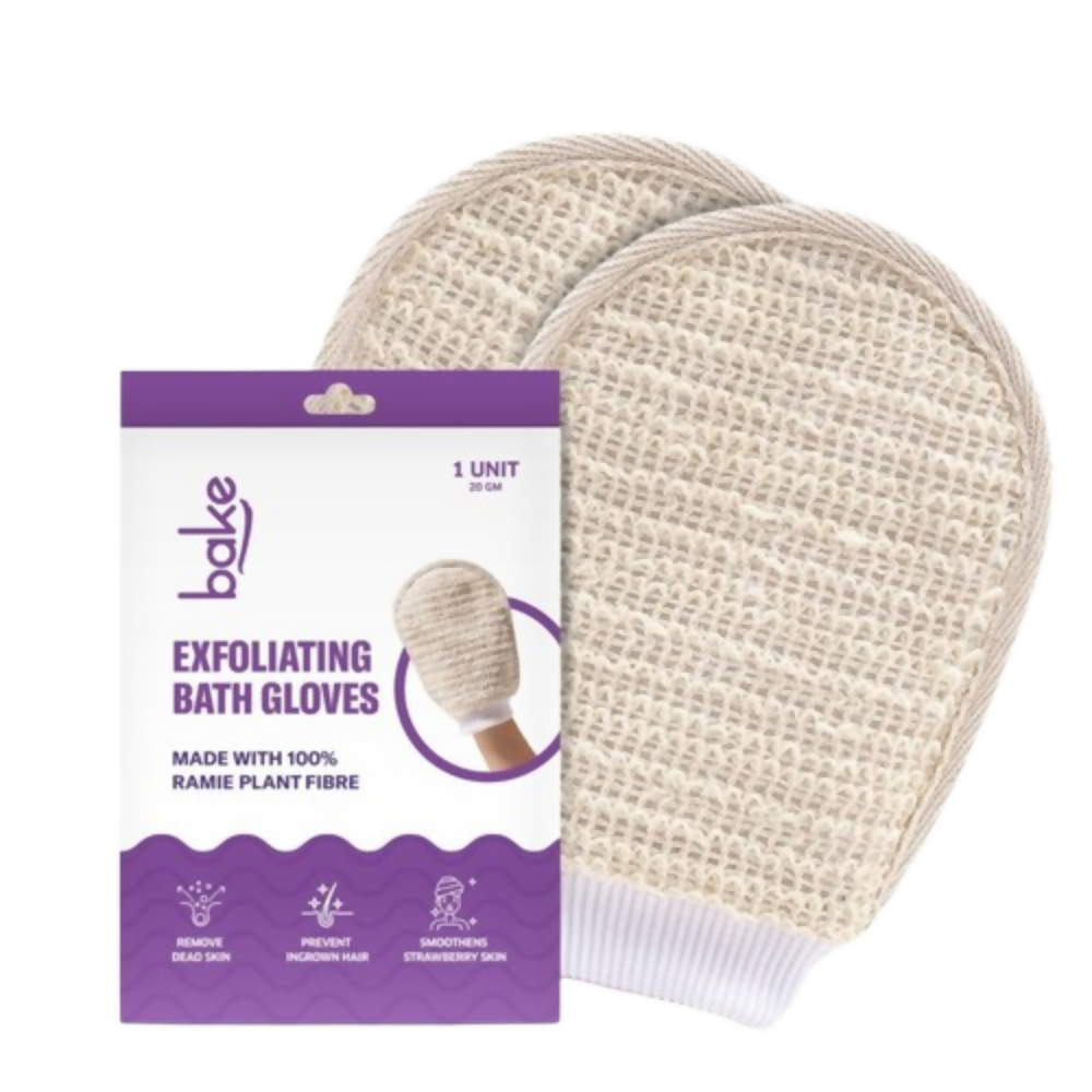 Bake Exfoliating Bath Glove with Ramie plant Fibre