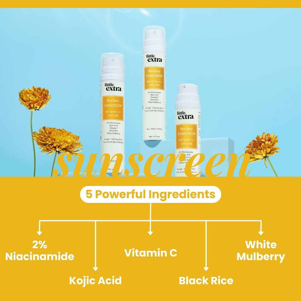 Little Extra Rice Berry Sunscreen with SPF 50 PA++++
