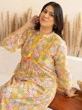 Janasya Multicolor Cotton Ethnic Motifs kurta