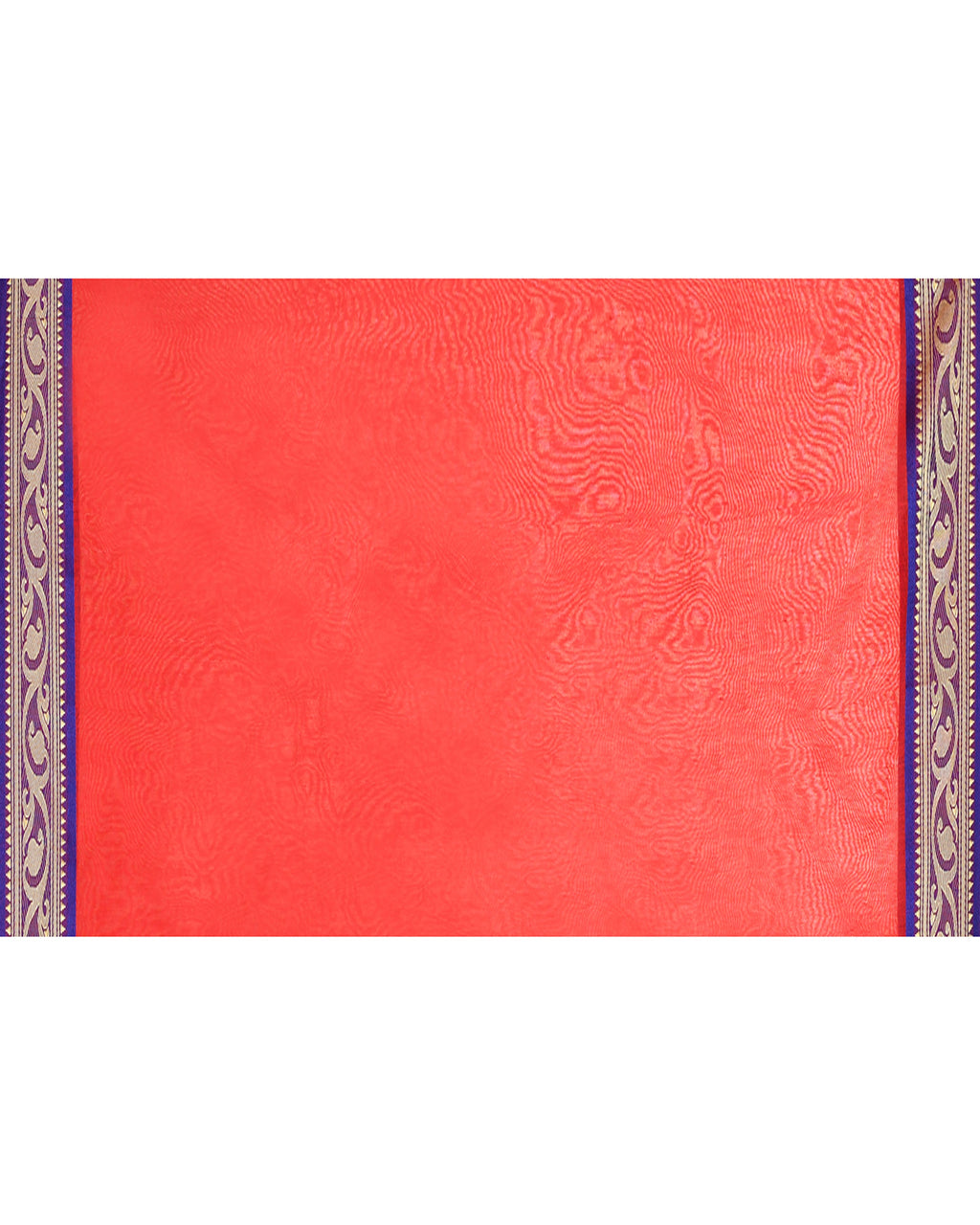 Piyari Fashion Women`s Cotton Silk Red Handloom Saree With Blouse