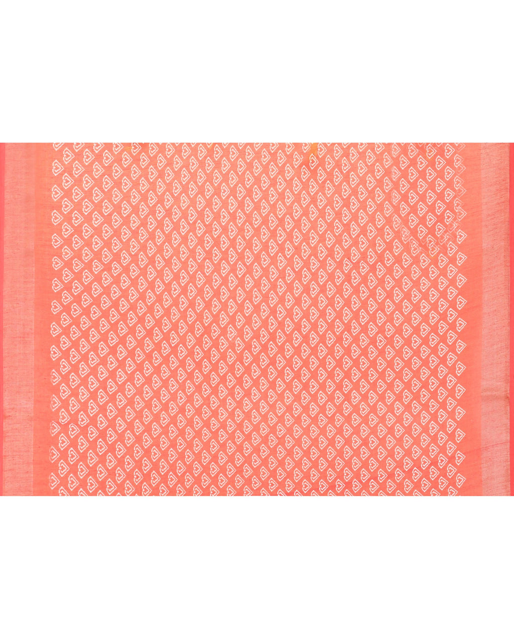 Piyari Fashion Women's Off White Printed Cotton Saree With Zari Border